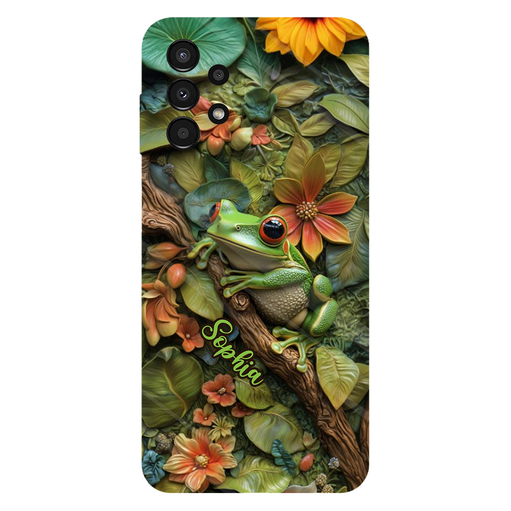 Adorable Frog - Personalized Frog Full Print Phone Case