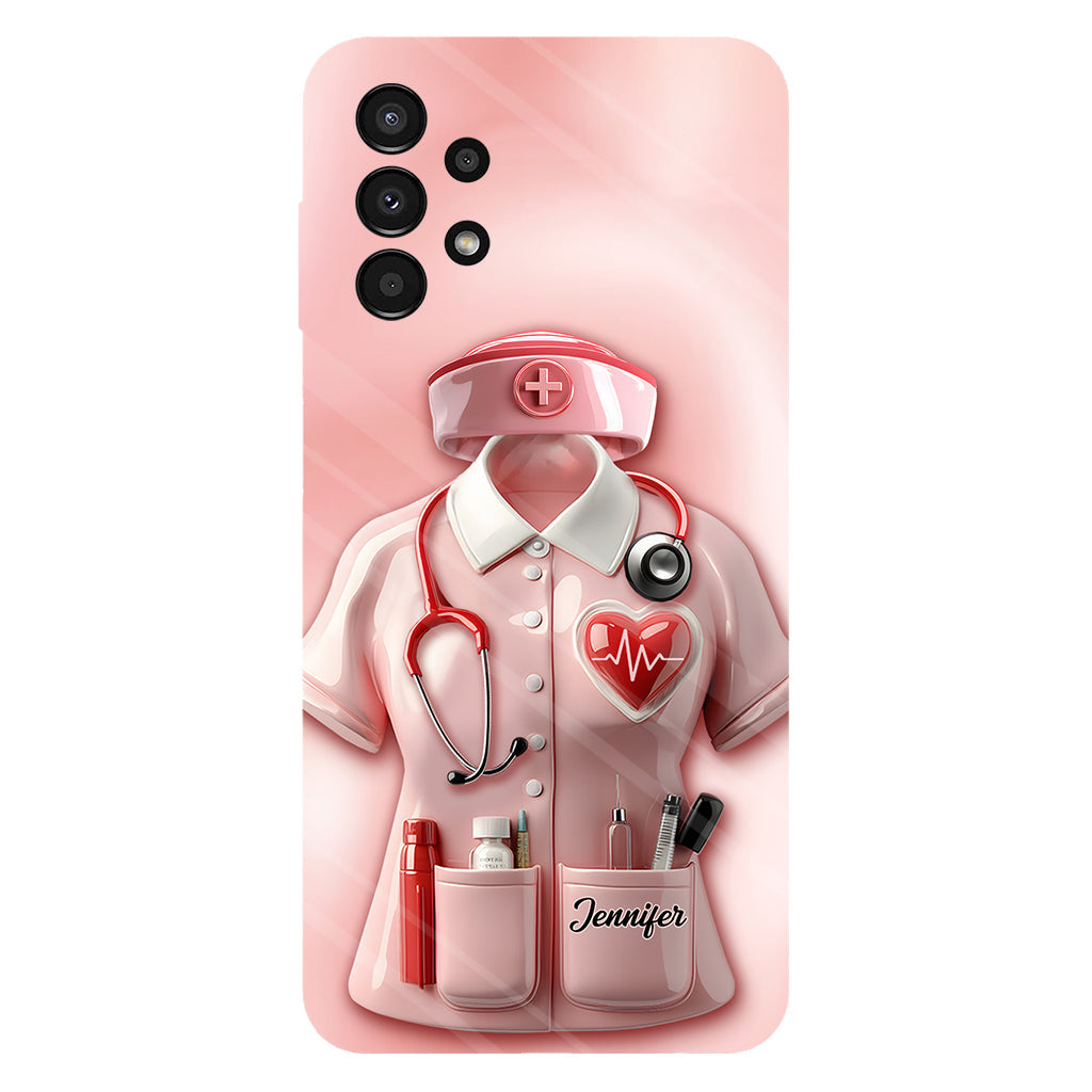 Nurses Are The Heart of Healthcare - Personalized Nurse Full Print Phone Case