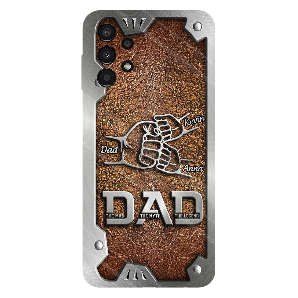 Dad The Man The Myth The Legend First Bump - Personalized Father Full Print Phone Case