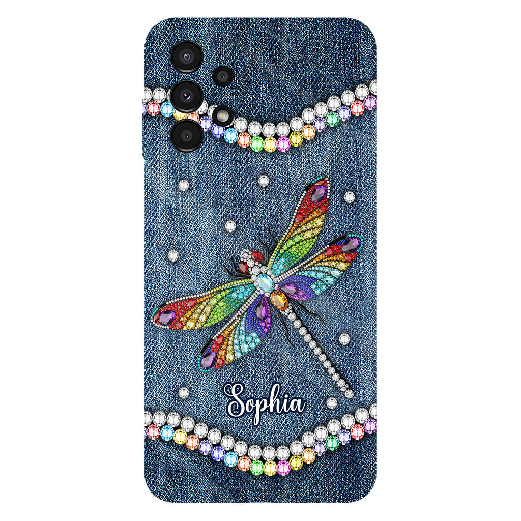 Magnifique libellule - Coque de téléphone personnalisée avec motif libellule intégral