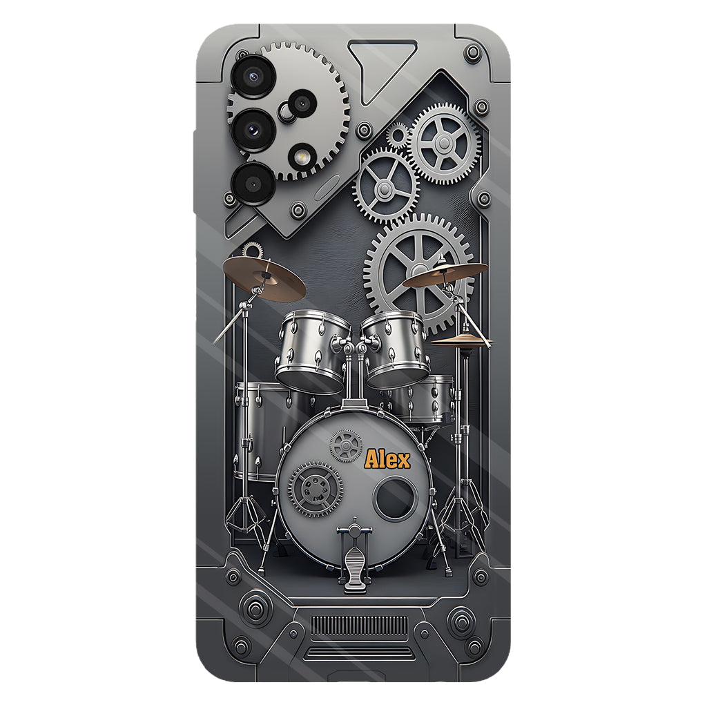 Vie de batteur - Coque de téléphone personnalisée avec impression intégrale pour batteur