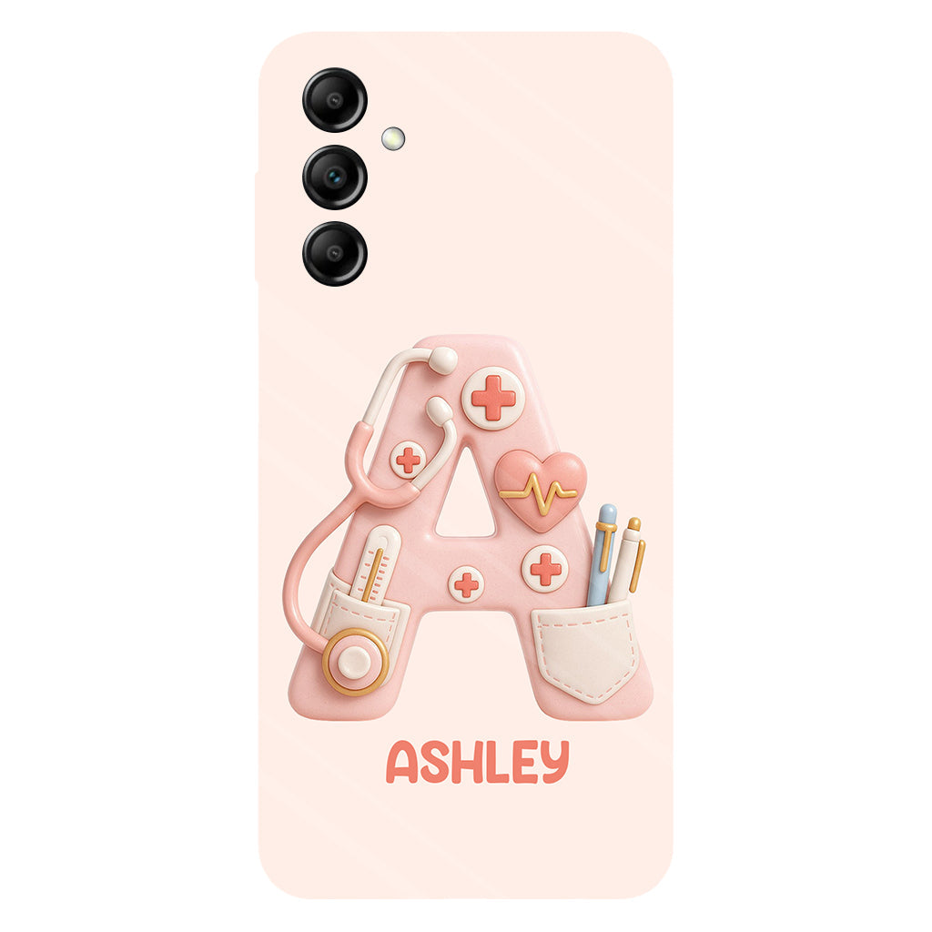 Nurse Alphabet Custom - Personalized Nurse Full Print Phone Case