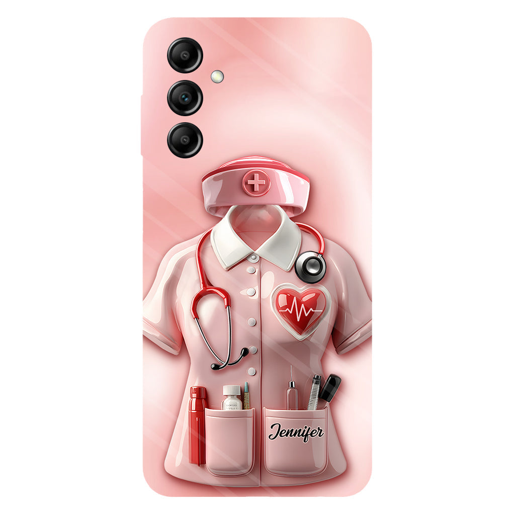 Nurses Are The Heart of Healthcare - Personalized Nurse Full Print Phone Case