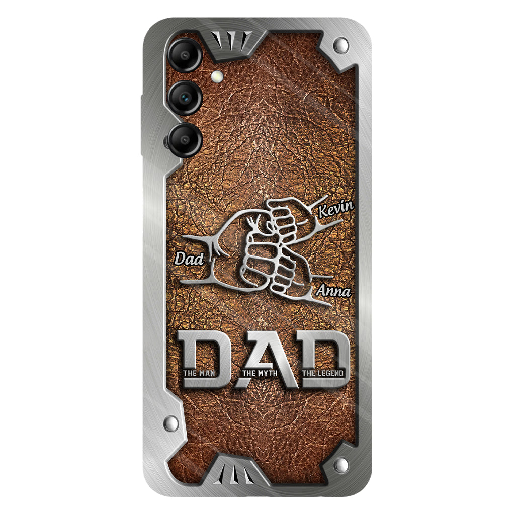 Dad The Man The Myth The Legend First Bump - Personalized Father Full Print Phone Case