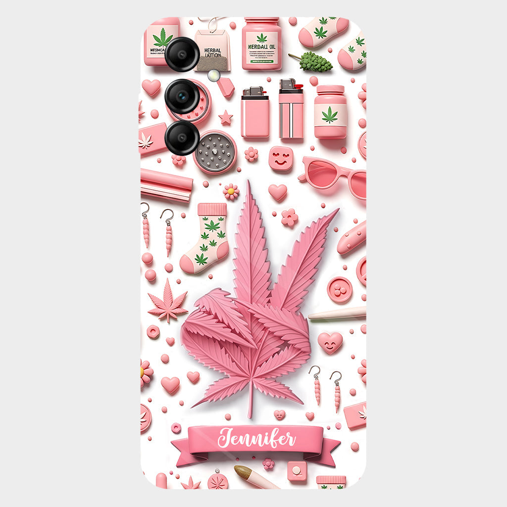 Irgendwo ist es 4:20 Uhr – Personalisierte Handyhülle mit Weed-Motiv