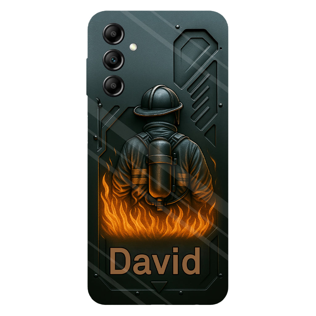 The Strone One - Personalized Firefighter Full Print Phone Case