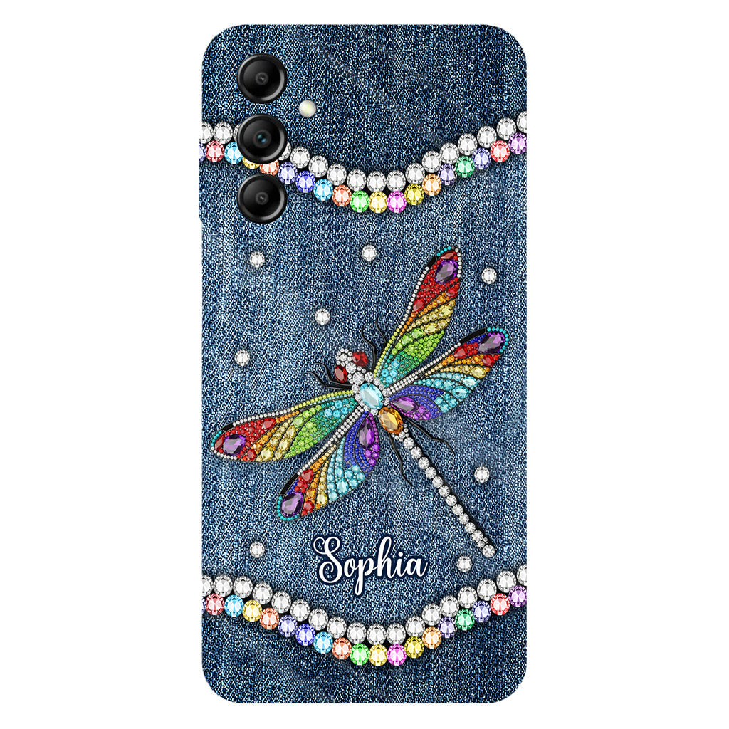 Magnifique libellule - Coque de téléphone personnalisée avec motif libellule intégral