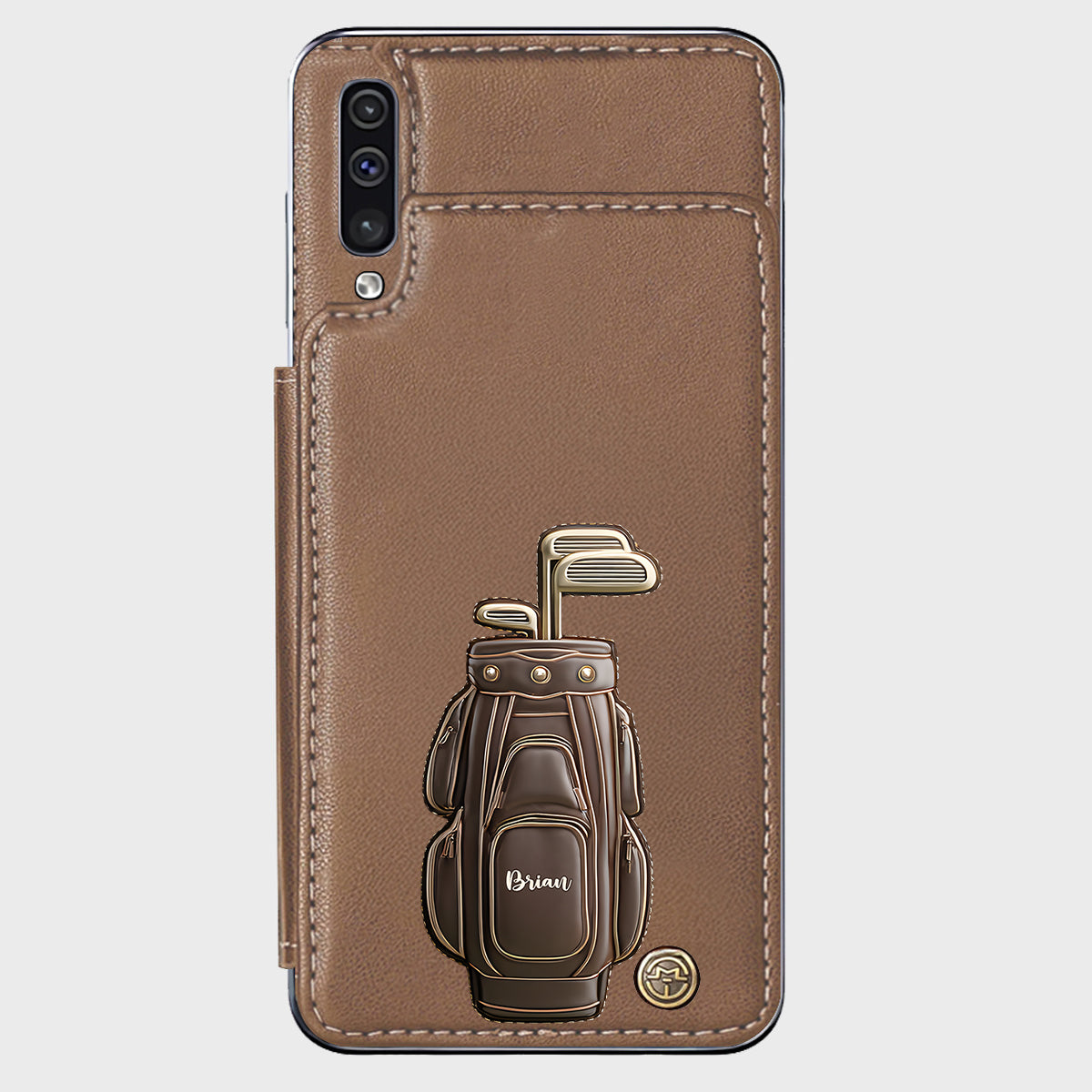 Luxury Gift For Golfer Custom Name - Personalized Golf Wallet Phone Case