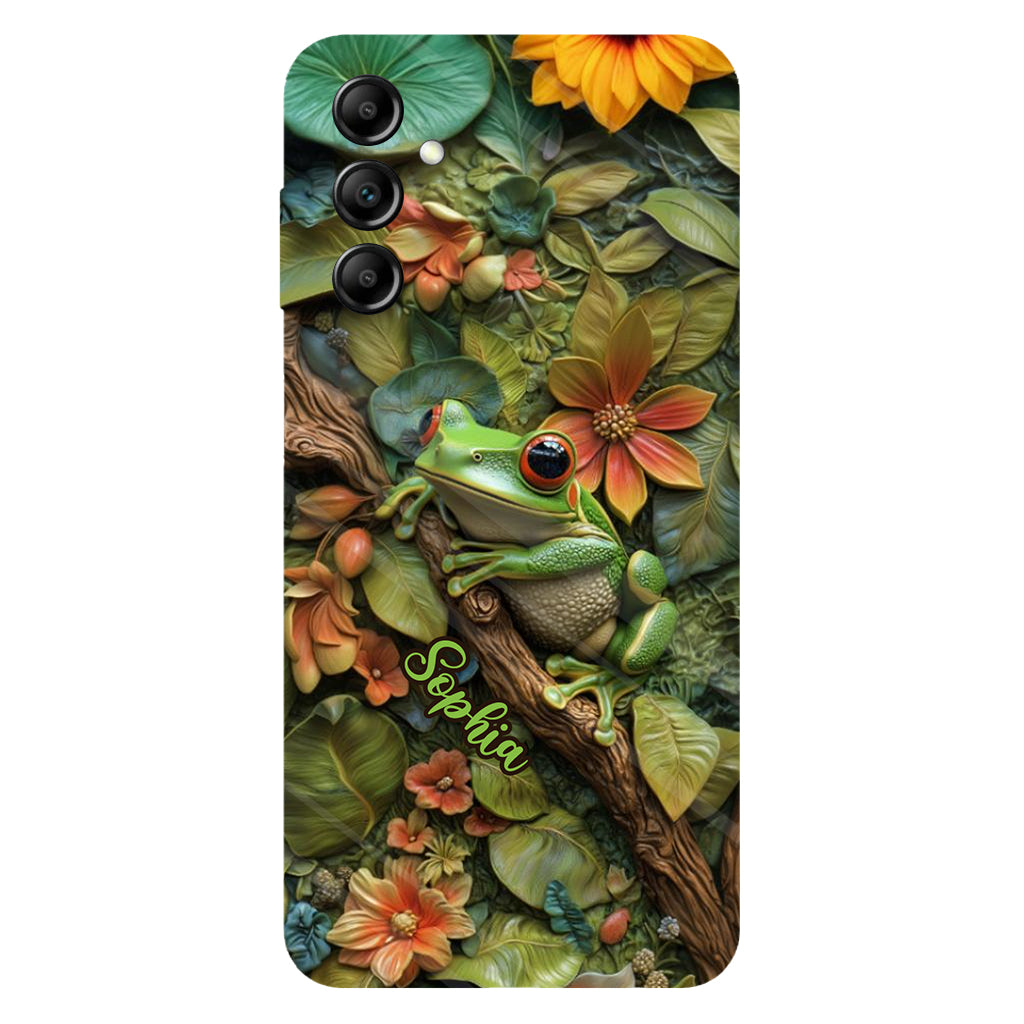 Adorable Frog - Personalized Frog Full Print Phone Case