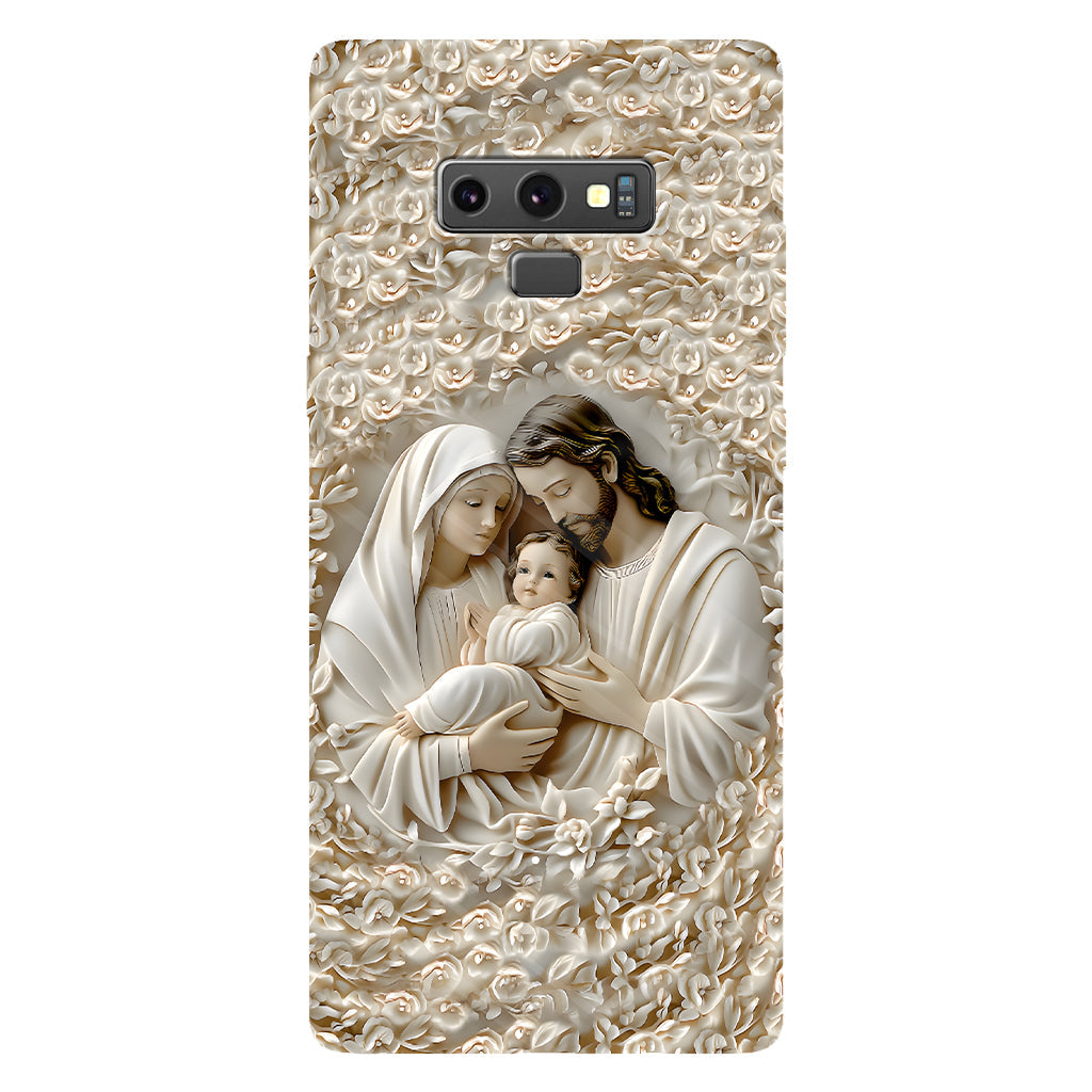 The Holy Family - Personalized Christian Full Print Phone Case