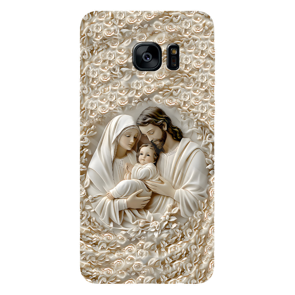 The Holy Family - Personalized Christian Full Print Phone Case