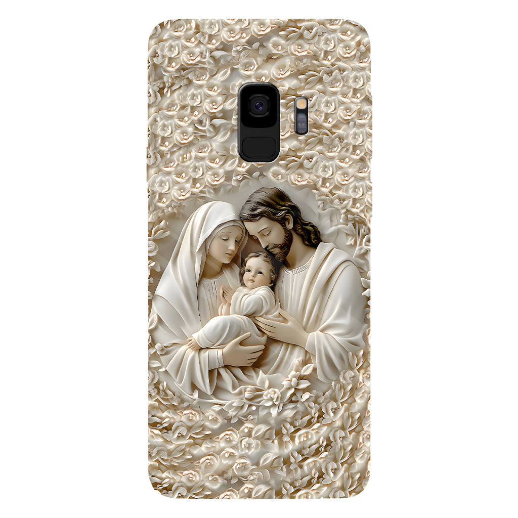 The Holy Family - Personalized Christian Full Print Phone Case