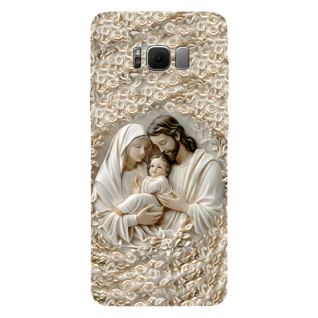 The Holy Family - Personalized Christian Full Print Phone Case