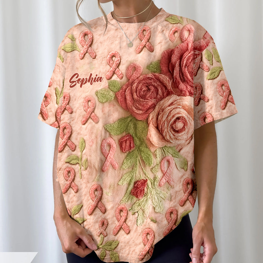 Breast Cancer Awareness - Personalized Breast Cancer Awareness All Over Shirt