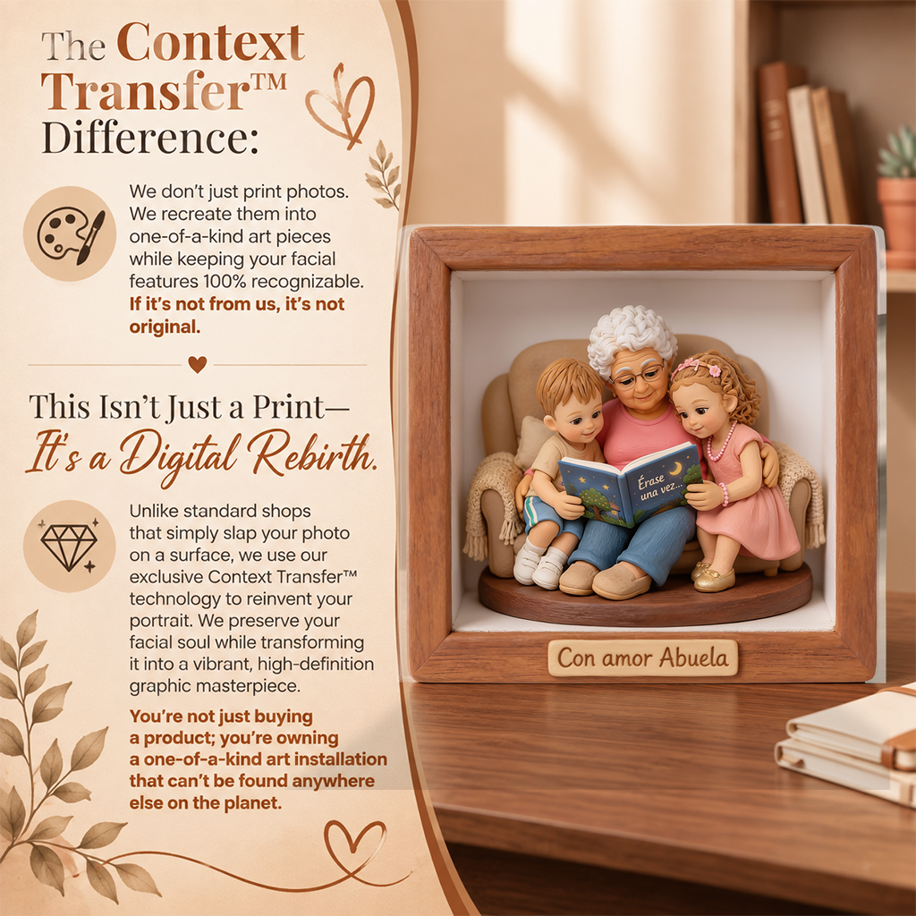 Personalized Custom Photo Black Family of Three Custom Shaped Acrylic Plaque Keepsake Gift