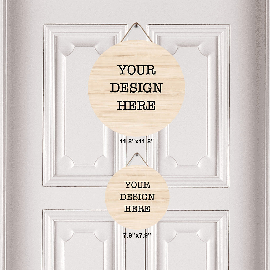 YourDesign Rundes Holzschild