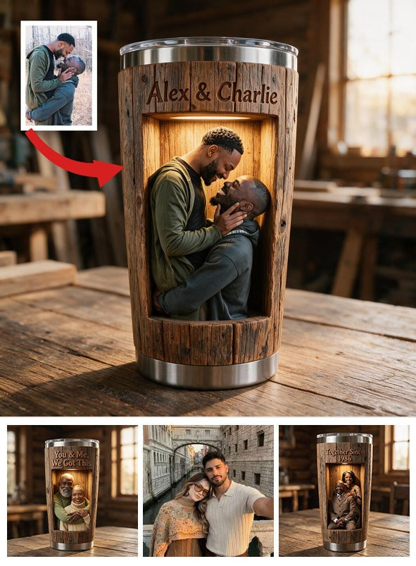 Tasse Personnalisée Couple LGBT Noir 'Toi & Moi On Gère' Cadeau Sur Mesure pour Anniversaire Partenaire Fierté