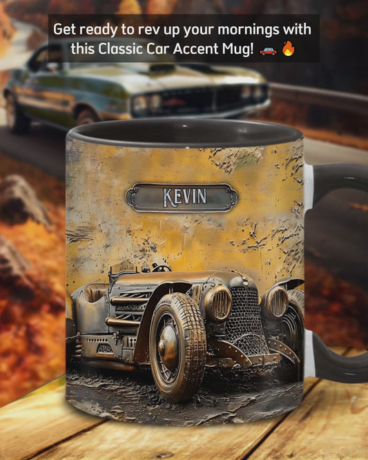 Classic Car - Personalized Muscle Car Accent Mug