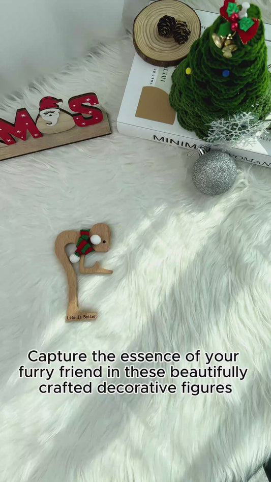 Tu me manques toujours - Figurines décoratives personnalisées pour chiens