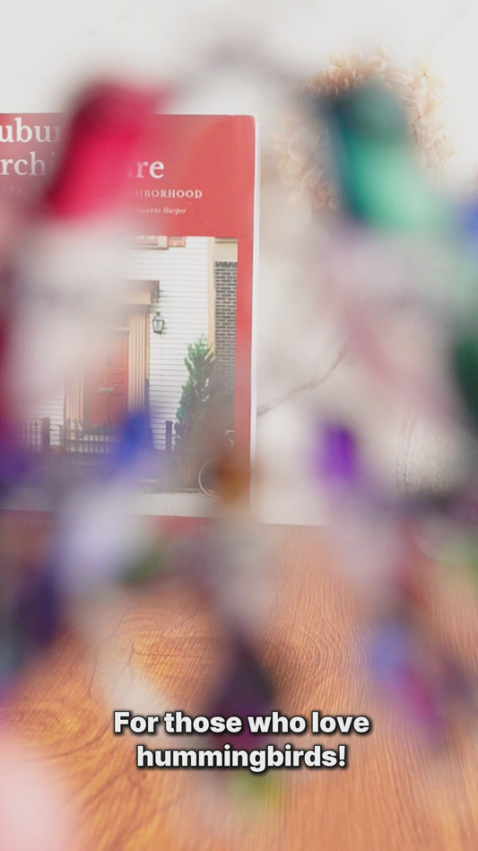 Familienmitglieder, Kolibris, wunderschöne Vögel – personalisierter Schlüsselanhänger in individueller Familienform