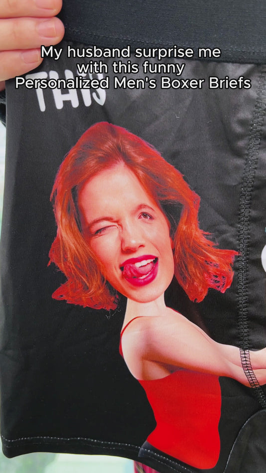 This Cock Belongs To - Personalized Couple Men’s Boxer Briefs