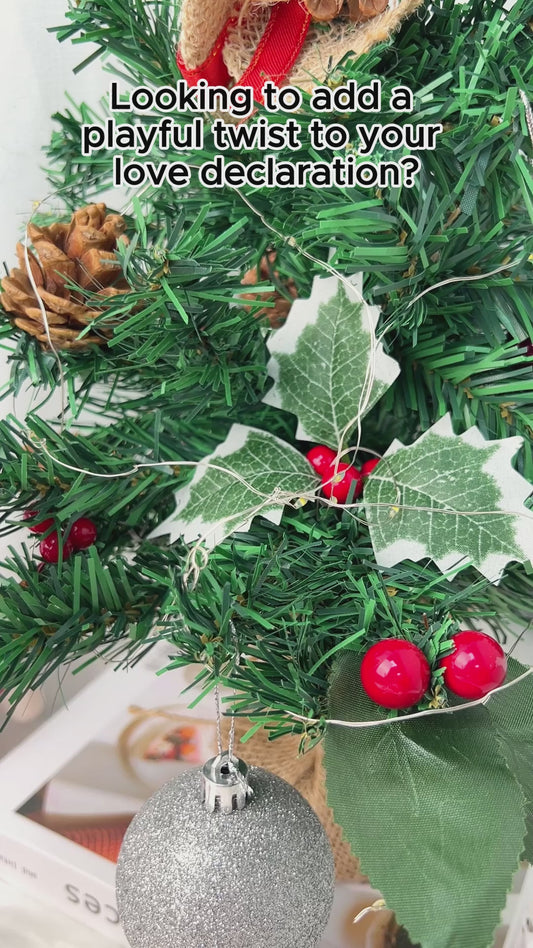 I Love You - gift for husband, wife, boyfriend, girlfriend - Personalized Freestanding Wood Plaque