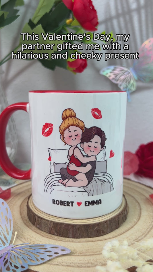 I Love You - Personalized Couple Accent Mug