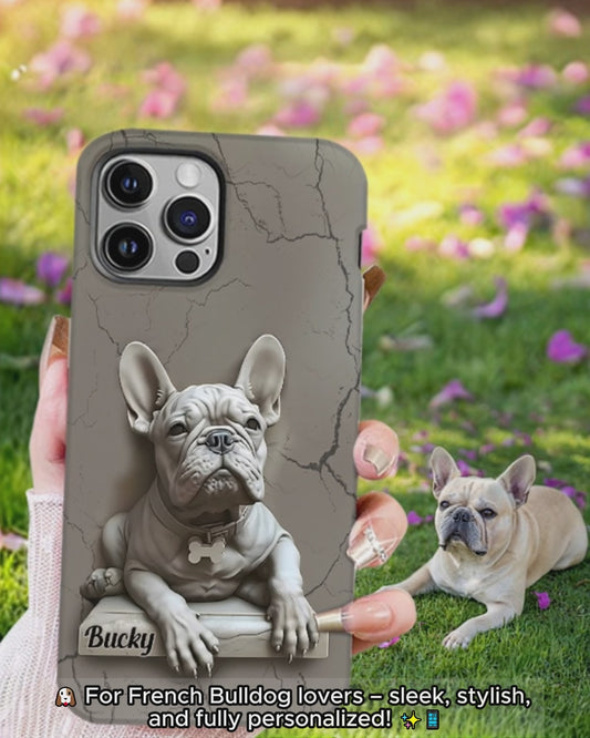 Coque de téléphone personnalisée avec motif bouledogue français - Bouledogue français