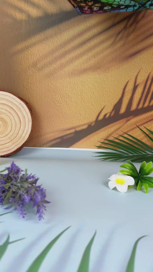 Cute Owl Stained Glass - Personalized Owl Leather Handbag