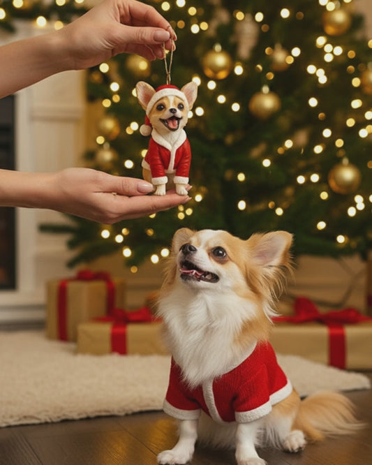 Furry And Bright - Personalized Dog Custom Made 3D Minifigure Ornament