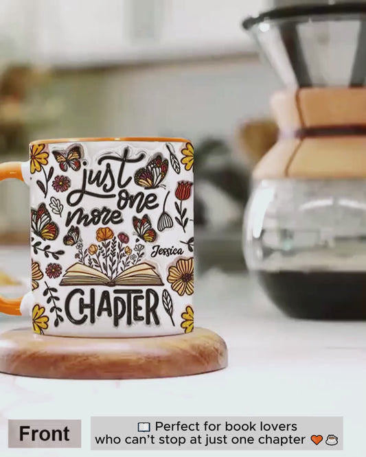 Just One More Chapter - Personalized Book Accent Mug
