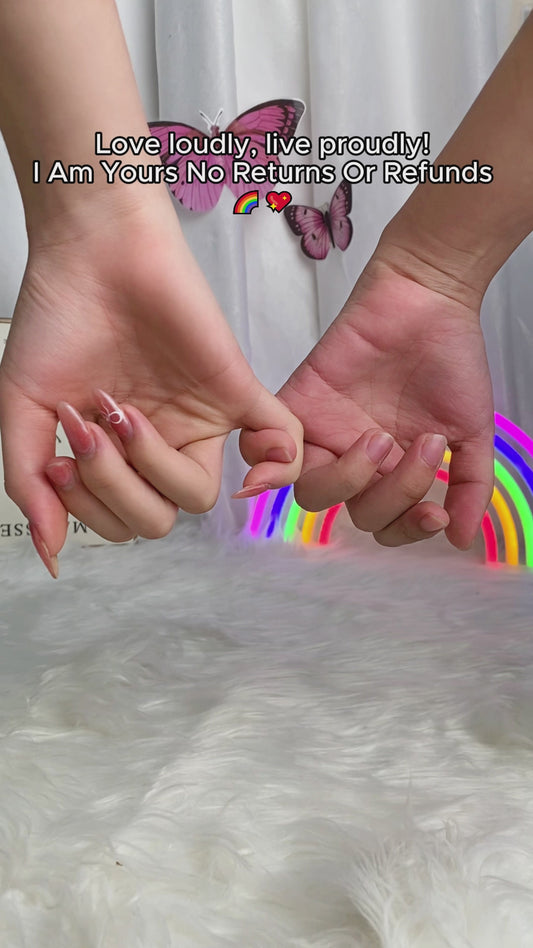 Je suis à toi. Ni retour ni remboursement - Gobelet isotherme personnalisé de soutien à la communauté LGBT.