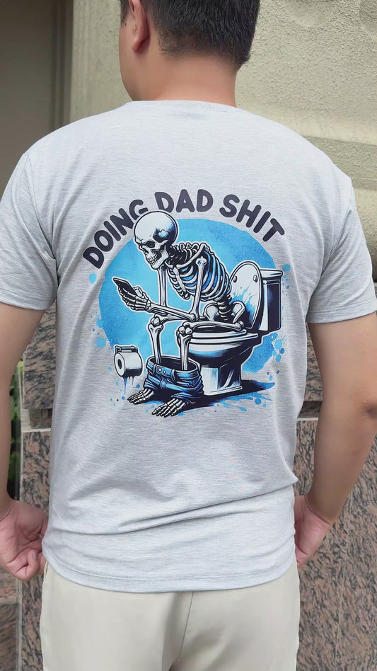 Doing Dad Papa Grandpa... Shit - Personalized Father T-shirt And Hoodie