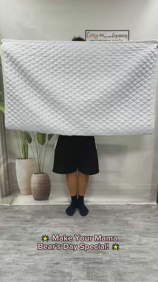 Mama Bear - Personalized Mother Quilt Set