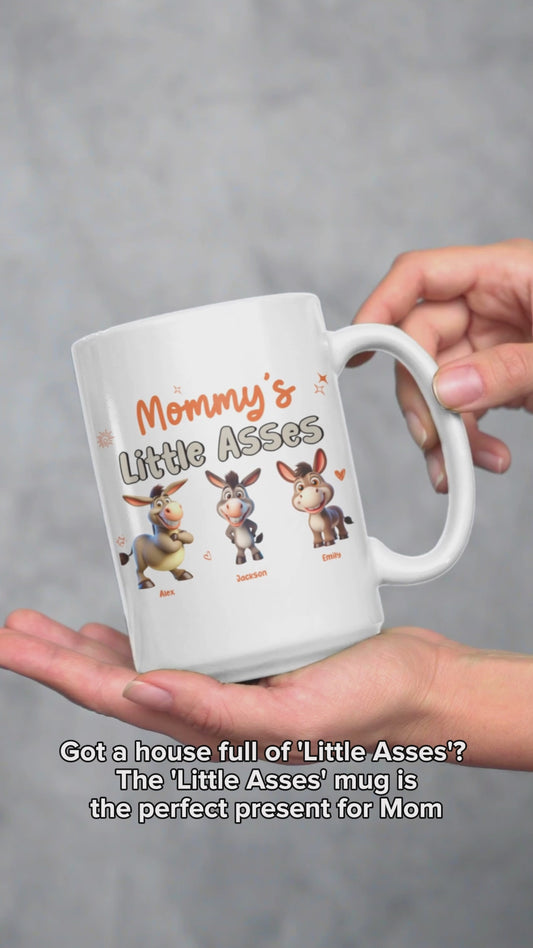 Mom's Grandma's Any Title Little Cuties - Personalized Mother Mug