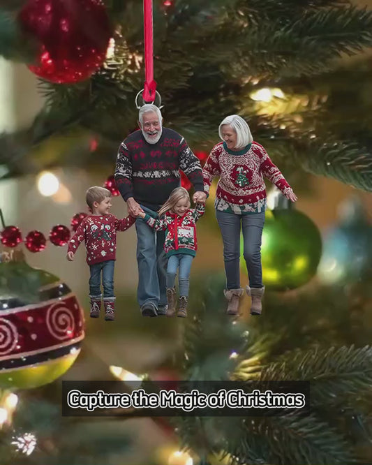 Custom Any Photo Ornament - Personalized Family Custom Shaped Ornament