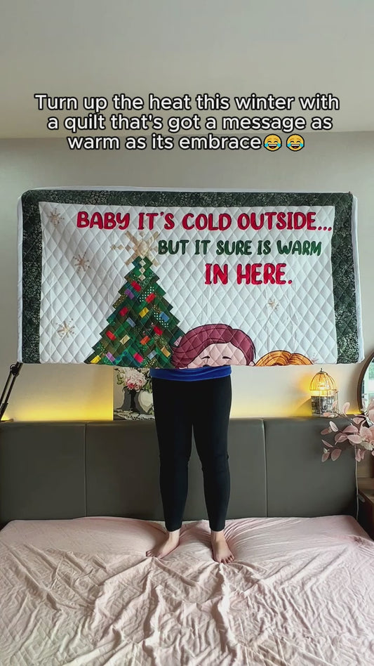 Warm In Here - Personalized Couple Quilt