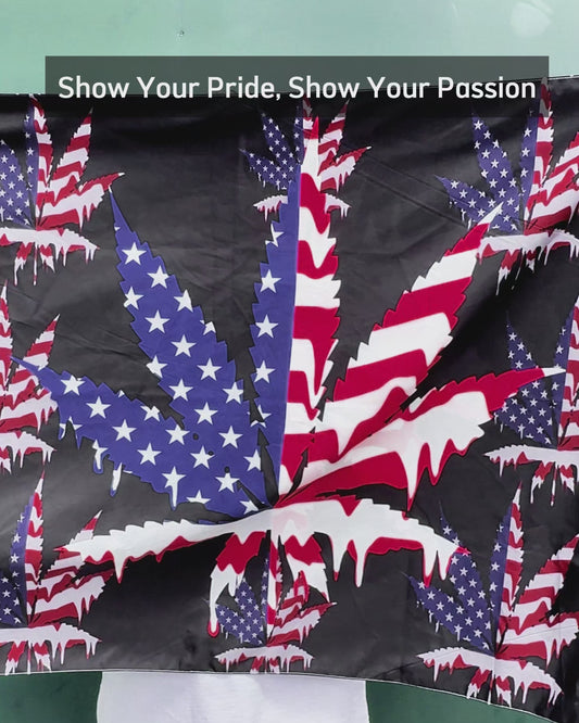 Team USA - Weed House Flagge