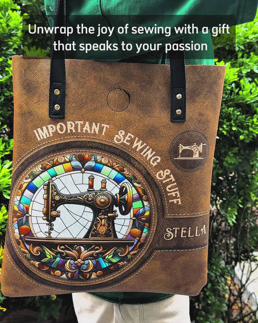 Important Sewing Stuff - Personalized Sewing Tote Bag