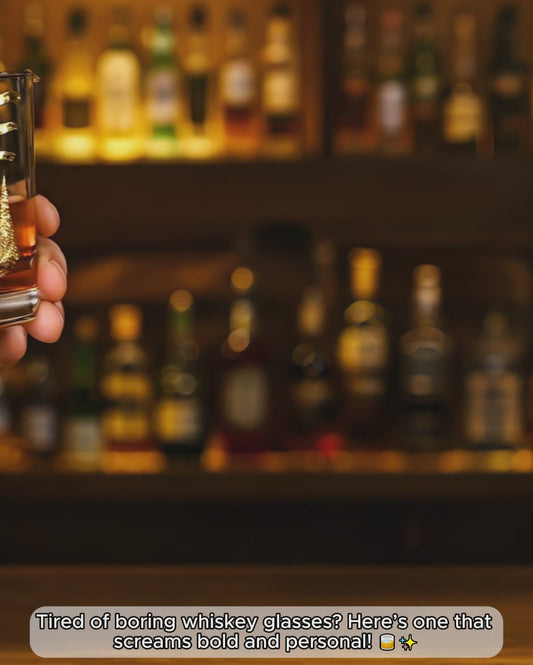 Alphabet Initial For Whiskey, Bourbon... Lovers - Personalized Whisky Whiskey Glass