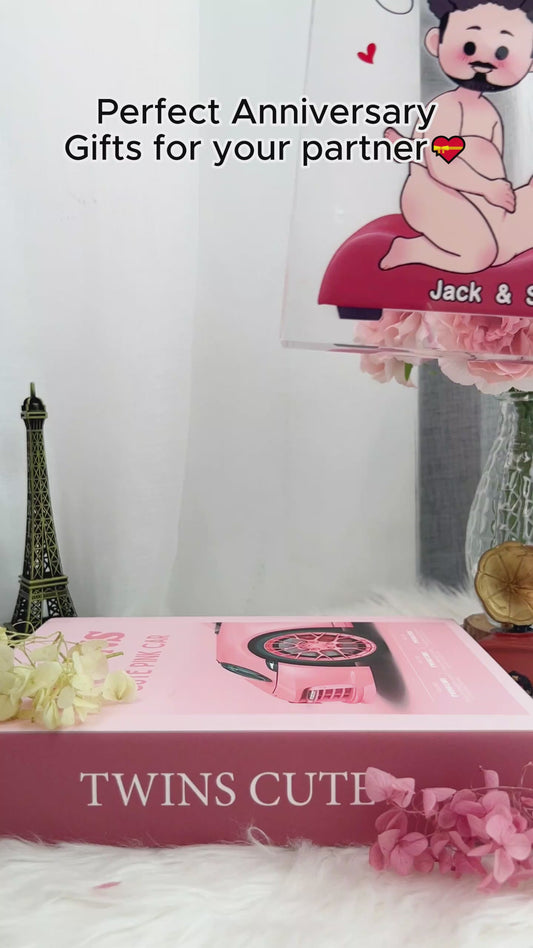 Thank For All The Orgasms - Personalized Couple Custom Shaped Acrylic Plaque