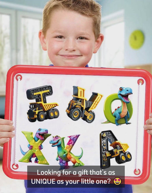 Unique Letters - Personalized Kid Magnet