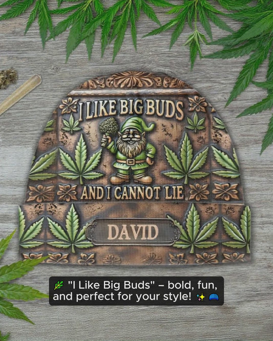 Ich mag große Buds – personalisierte Weed-Mütze