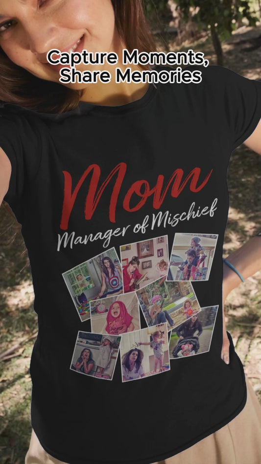 Mom Manager Of Mischief - Personalized Mother T-shirt And Hoodie