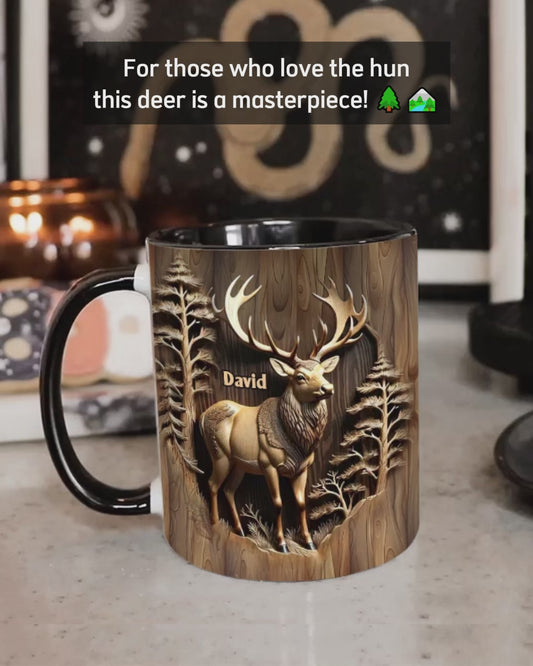 Love Hunting - Personalized Hunting Accent Mug
