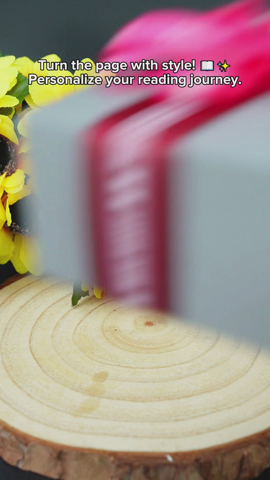 Custom Initials - Personalized Book Magnetic Leather Bookmark