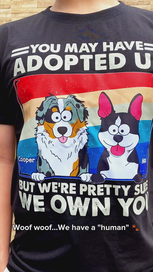 Je suis presque sûr que tu m'appartiens - T-shirt et sweat à capuche personnalisés pour chien