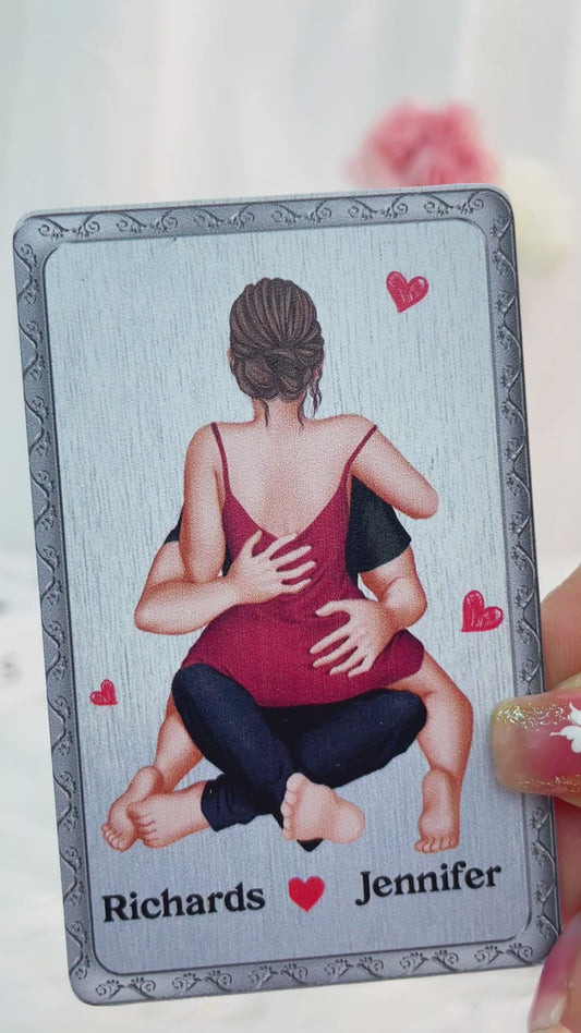 All The Things to Say Card - Personalized Couple Wallet Insert Card