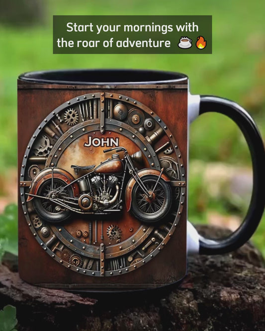 Awesome Bike - Personalized Biker Accent Mug