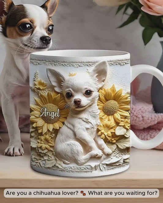 Lovely Chihuahua - Personalized Dog Mug